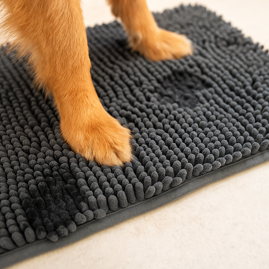 Paw-Drying Floor Mat With Superabsorbent Quick-Dry Microfiber Non-Slip Backing 31.5x20 Inches Fall 2025 Pet Care Gift