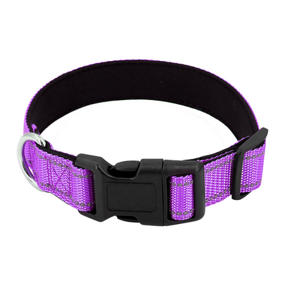 Reflecterende hondenhalsband met snelsluitgesp - veilige nachtelijke wandelingen, cadeau-idee voor huisdieren herfst 2025