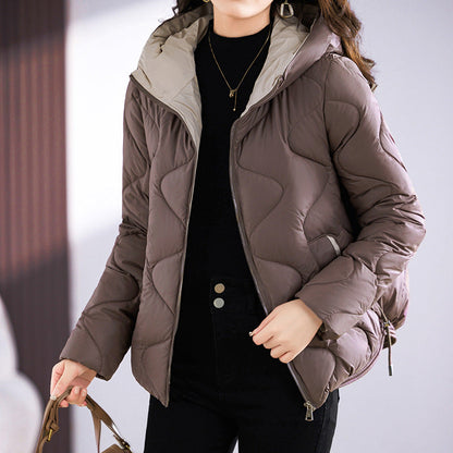 Lightweight Women’s Puffer Coat - Slim Quilted Warm