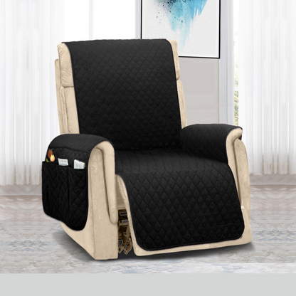 Copertura per divano Protettore per mobili con tasche laterali e cinghie posteriori Colori reversibili Autunno 2025 Amico degli animali domestici