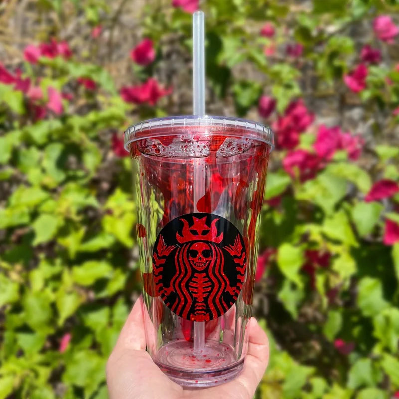 Spooky Halloween Cup - Blood Drip Tumbler Starbucks-inspired