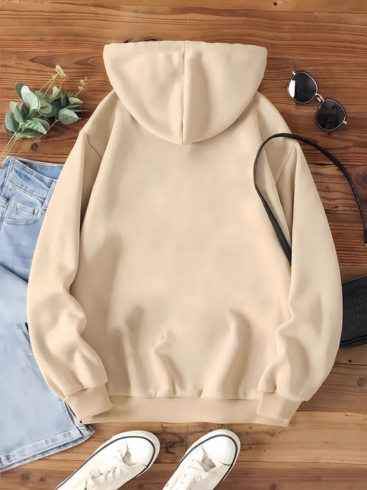 Soft Women's Hoodie Pullover - Oversized Fleece, Casual