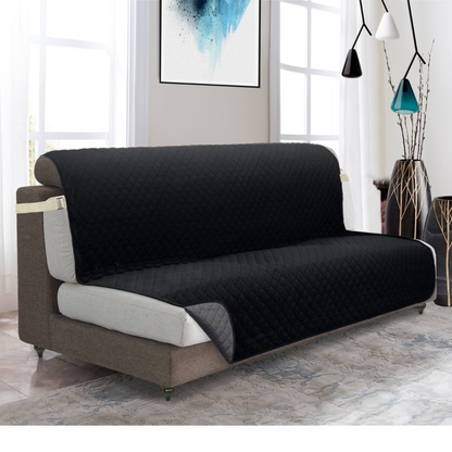 Copertura per divano Protettore per mobili con tasche laterali e cinghie posteriori Colori reversibili Autunno 2025 Amico degli animali domestici