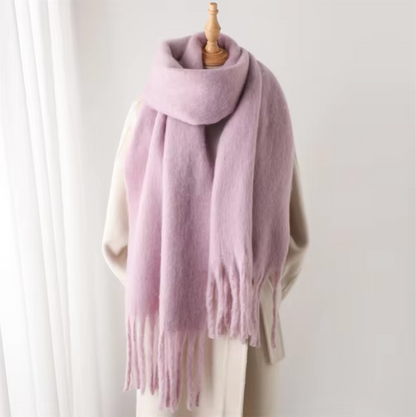Oversized Cozy Women’s Winter Scarf -Blanket Style Cashmere