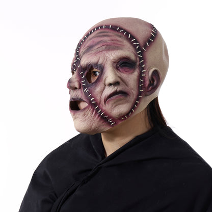 Halloween Maske Tresidig Grimase Latex Cosplay Rekvisitt