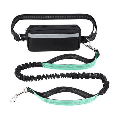 Dog Leash Double-Handle Hands-Free Bungee Reflective Walking Leash Fall 2025 Safe Control