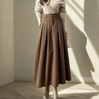 Elegant Long Black Skirt for Women, Versatile Maxi Skirt for Daily Wear, Comfortable Fit, Easy to Pair-2