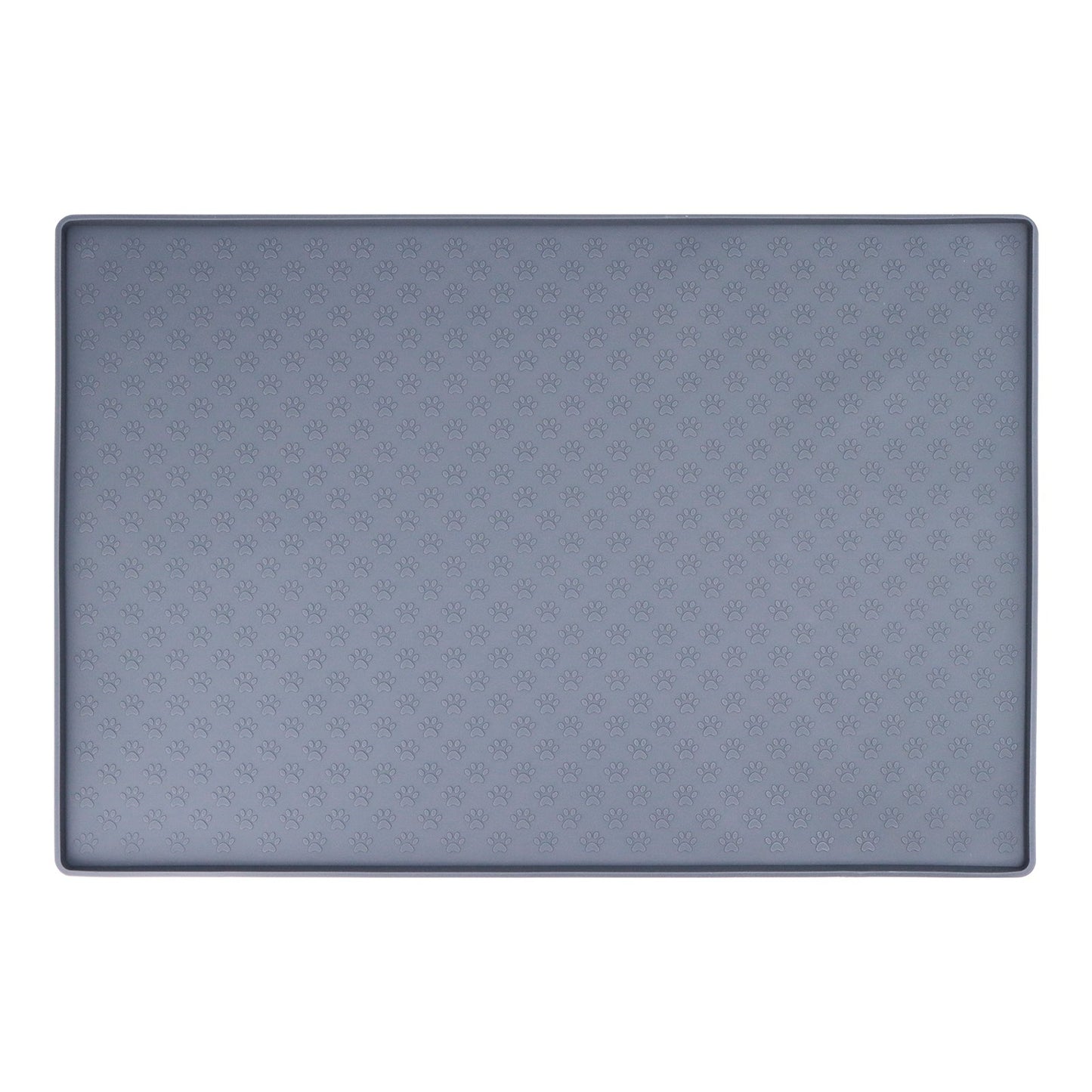 Hundematte for matskål, sklisikker med forhøyede kanter 15.5 x 23.5 tommer Høst 2025 Kjæledyr essensielt holder gulvene rene