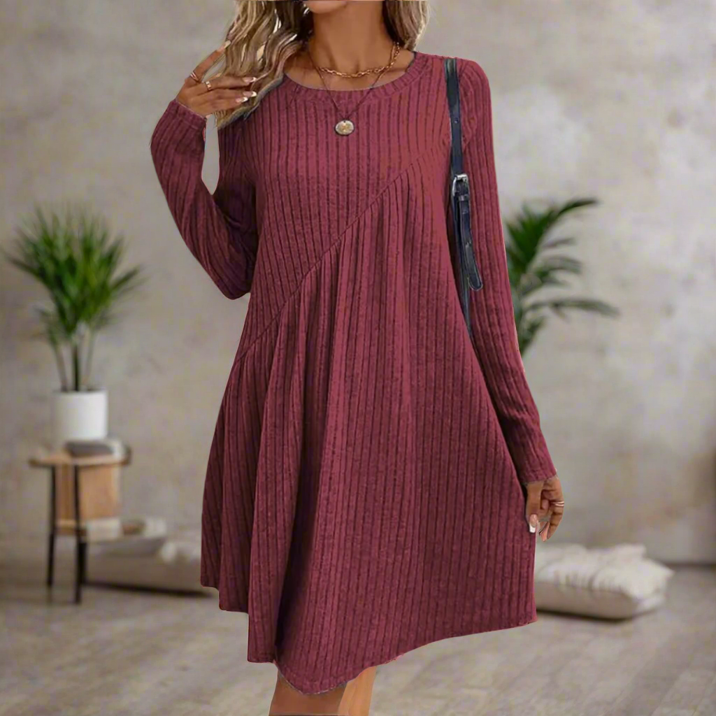 Elegant Women's Summer Dress in Lightweight Fabric for Everyday Wear and Casual Occasions, Multiple Colors Available-2