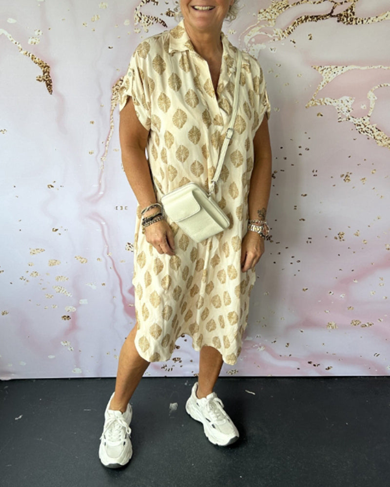 Plus Size Women's Summer Dress, Airy Loose Fit with Breathable Fabric, Available in Natural Colors S to 3XL-2