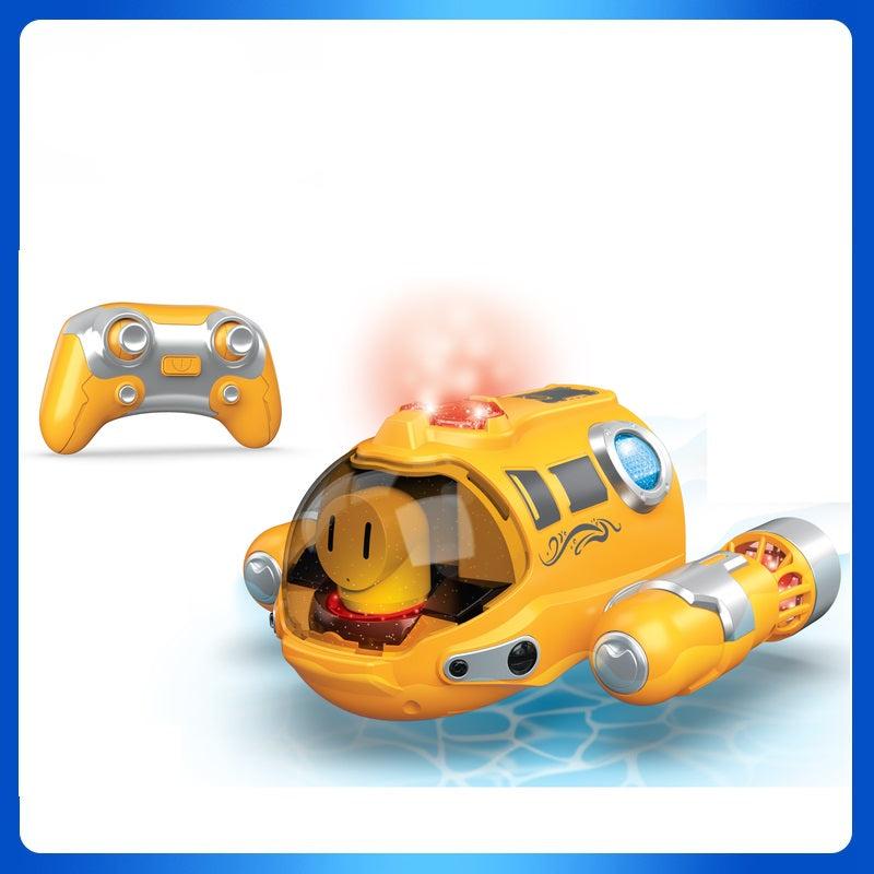 Waterproof Remote Control Motorboat with Dual Propellers - Fun RC Steamboat for Kids, Perfect Pool Toy