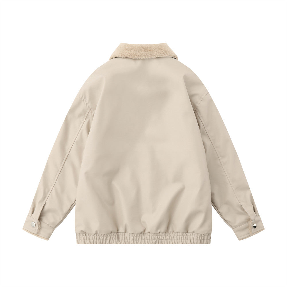 Chaqueta cálida para hombre – inspirada en motos, holgada, de cuero PU, para otoño e invierno, ropa urbana