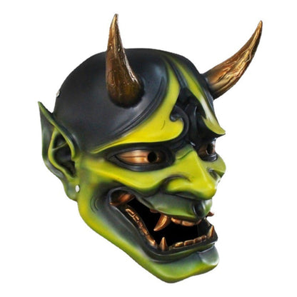Harpiks Demon Maske Fullt Ansikt Hornet Cosplay Halloween 2025
