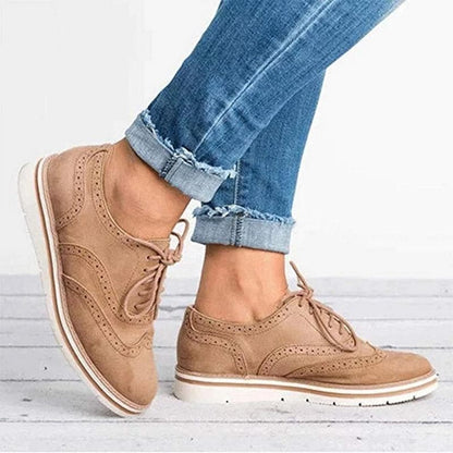 Women's Moccasins with Lace Closure, Lightweight and Durable Ladies Moccasin Shoes for Casual and Work Wear-2