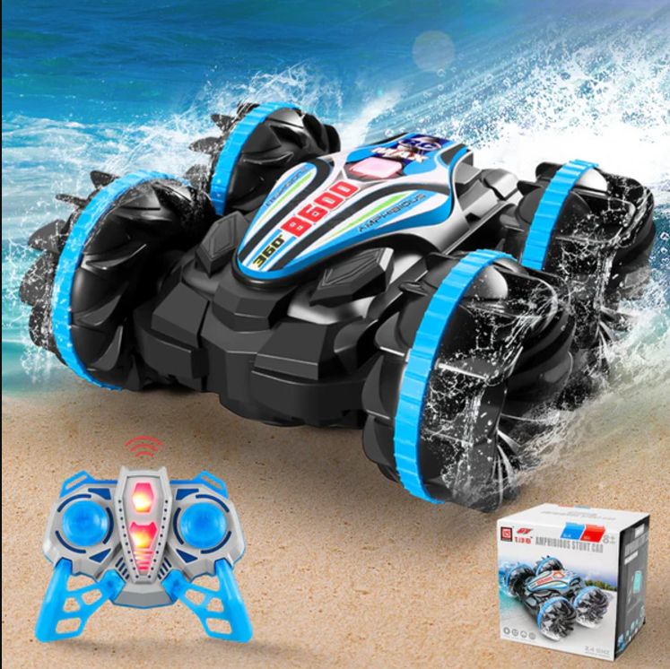 All-Terrain RC Stunt Car - Double-Sided Flip, Drift Wheel Light, Outdoor Toy for Boys