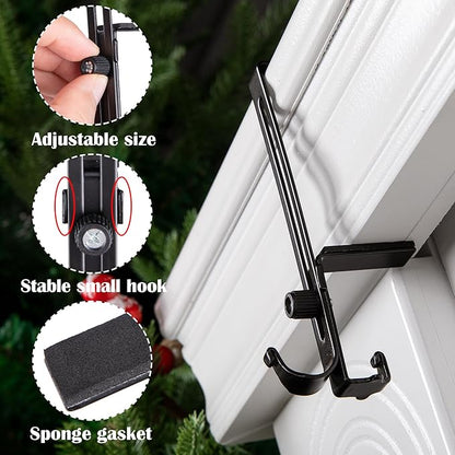 Stocking Hangers Heavy Duty 2in1 Garland And Mantel Decor Holiday 2025 No Slip 20 Lb Capacity