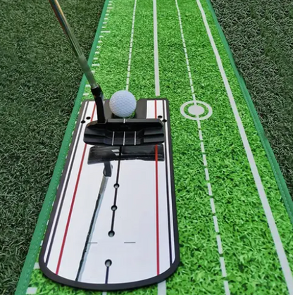 Golf Putting Practice Mirror - Alignment Aid for Training, Lightweight 140x300mm Golf Putter Tool