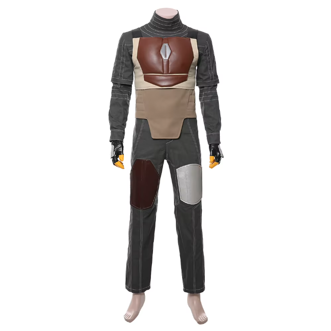 Space Bounty Hunter cosplay-kostyme sett Halloween 2025