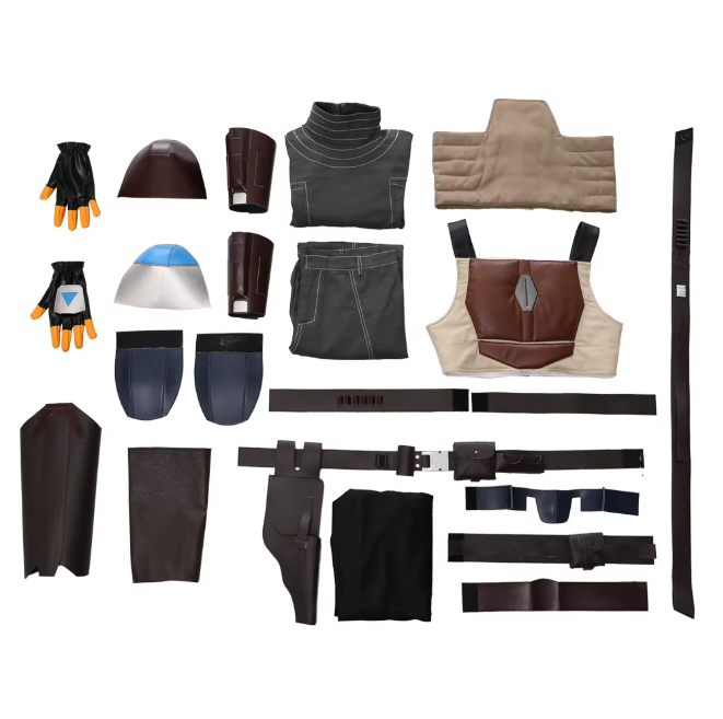 Space Bounty Hunter cosplay-kostyme sett Halloween 2025