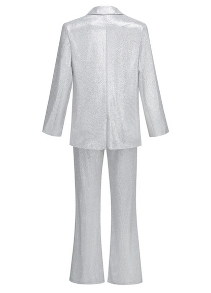 Glimmering women's 3-piece set – glamorous design, high-quality fabric, for special occasions