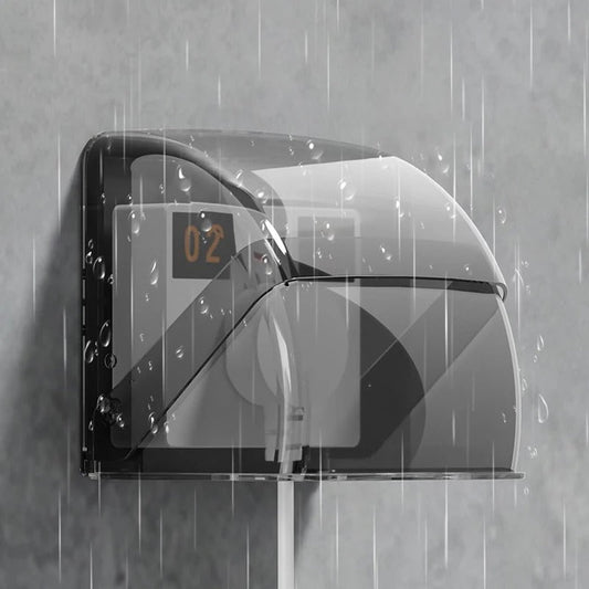 Weatherproof Outdoor Electrical Outlet Cover for EV Chargers, Waterproof Shield, Easy Install, Fits 86 Socket Chargers