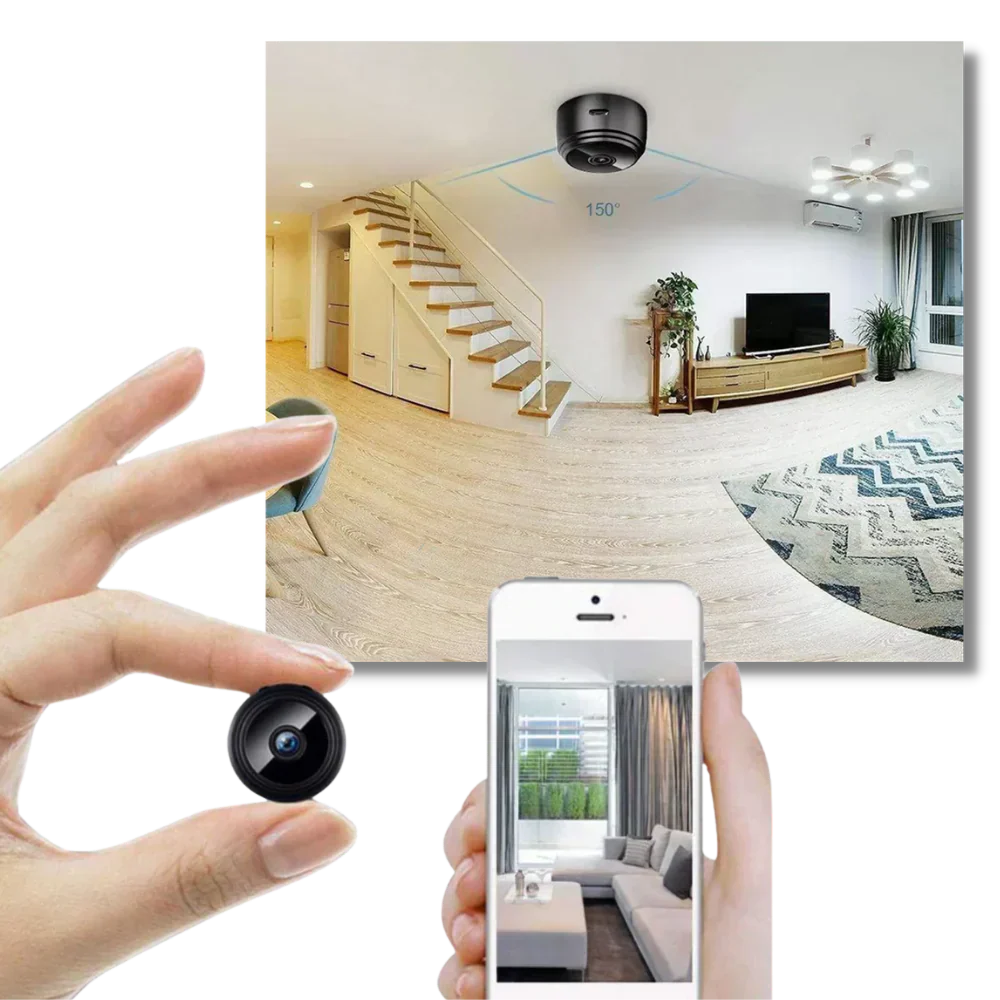Mini kabellose Sicherheitskamera Magnetische Halterung Innen WiFi Kamera Herbst 2025 Nachtsicht Bewegungsalarme