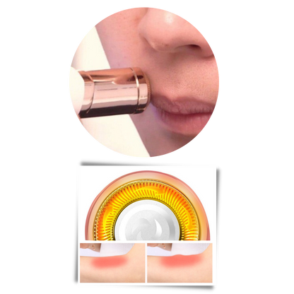 Electric Facial Hair Shaver - Portable, Safe Shaving Tool for Men and Women, Easy to Clean