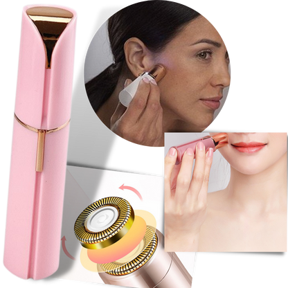 Electric Facial Hair Shaver - Portable, Safe Shaving Tool for Men and Women, Easy to Clean