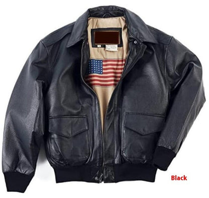 Chaqueta bomber para hombre de gran tamaño – Abrigo exterior para clima frío con cuello de piel inspirado en lo retro, de cuero PU