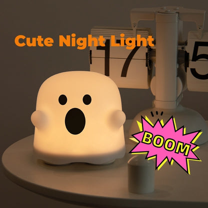 Silicone Night Light Touch Lamp Bedside Cute Halloween