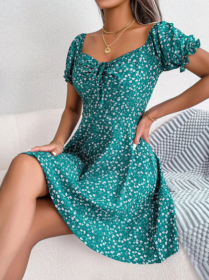 Short Sleeve Women's Dress, Lightweight Casual Summer Dress for Versatile Style and Comfort-2