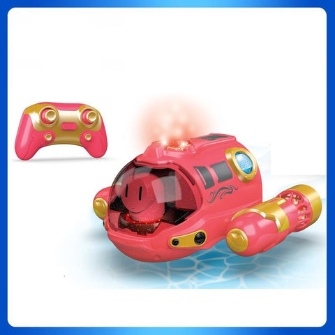 Waterproof Remote Control Motorboat with Dual Propellers - Fun RC Steamboat for Kids, Perfect Pool Toy