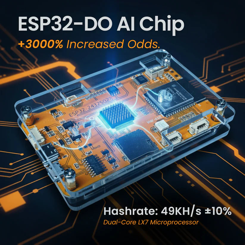 Start minedrift øjeblikkeligt — Akai Miner ESP32