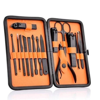 Manicure Set Stainless Steel Professional Nail Kit With Travel Case Holiday Gift 2025