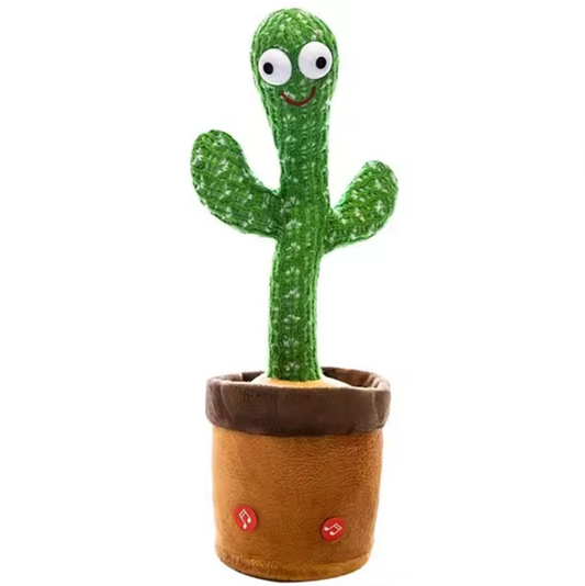 Interactive Singing and Dancing Cactus Plush Toy - Fun Talking Toy for Kids, Engaging Gift for All Occasions