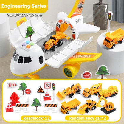 Ensemble de jouets avion XL Jeu de sauvetage d'urgence pour enfants Idée cadeau rentrée scolaire 2025