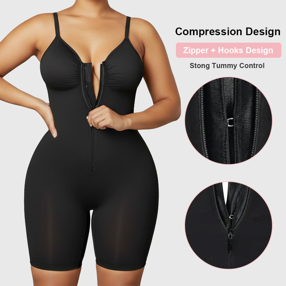 Seamless Women's Shapewear Bodysuit - full-body shaping, spandex blend, everyday wear