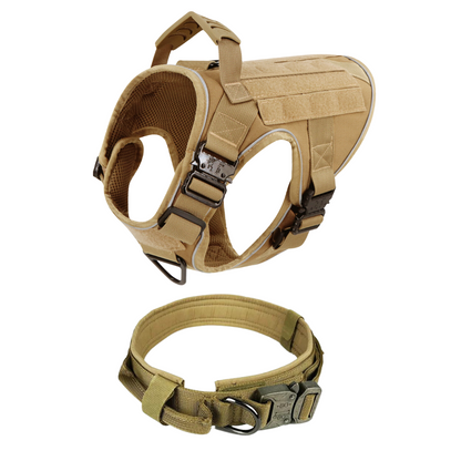 Dog Harness No-Pull Tactical Front Clip With 4 Quick-Release Buckles Reflective Strips Top Handle Fall 2025