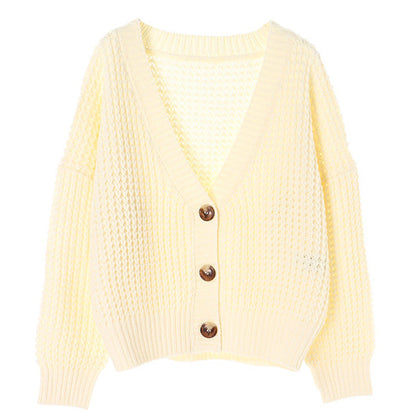 Oversized Women’s Sweater Coat - Boxy Knit, Cotton Blend