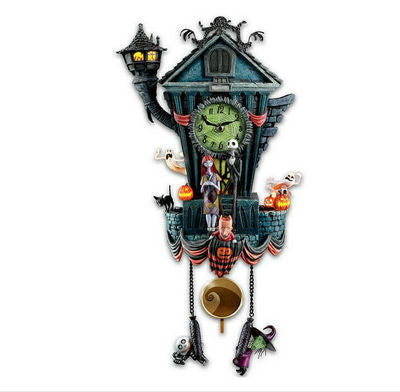 Staring Clock Resin Pendant Ornament Gothic Halloween