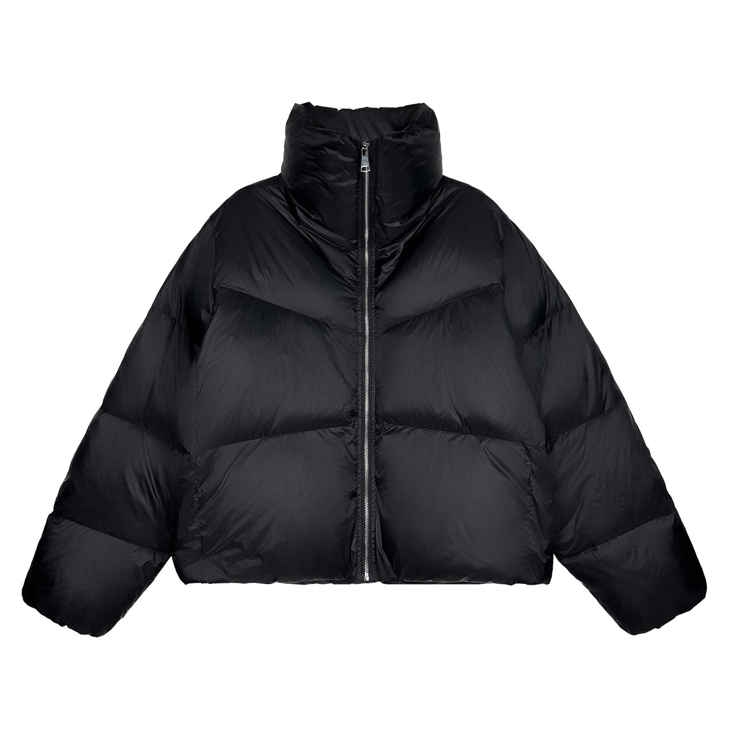 Insulating Womens Puffer Jacket - Oversized Boxy, Polyester