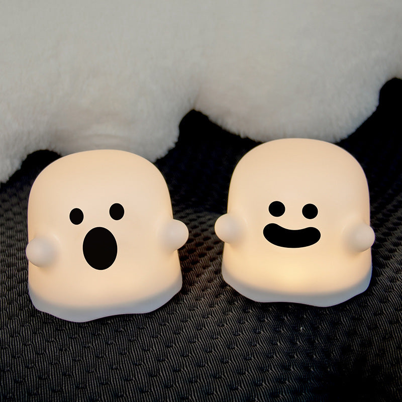 Silicone Night Light Touch Lamp Bedside Cute Halloween