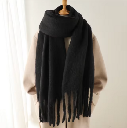 Oversized Cozy Women’s Winter Scarf -Blanket Style Cashmere