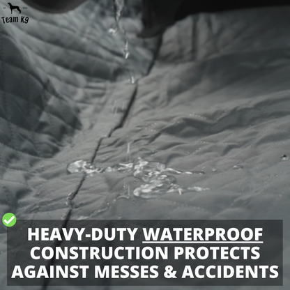 Autositz Hängemattenbezug, wasserdichter rutschfester Rücksitzschutz mit Taschen, kostenloser Sicherheitsgurt, Herbst 2025 Reise