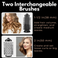 3-in-1 Rotating Hair Dryer and Styler with Adjustable Temperature for Effortless Curls and Waves