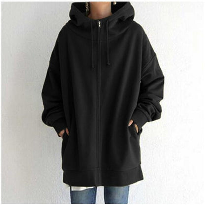 Warm Womens Fleece Hoodie - Oversized, Brushed Fleece