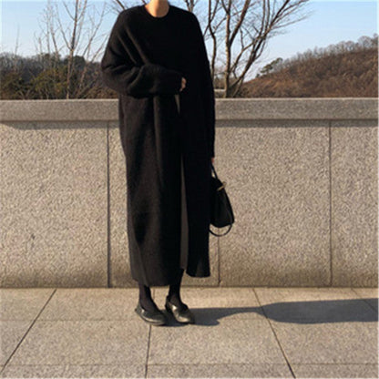 Zachte Relaxte Dames Lange Cardigan - Open Voorkant Katoen