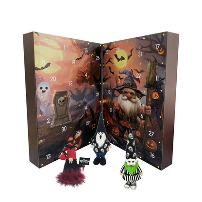 Halloween nedtælling blind boks med nisse overraskelser