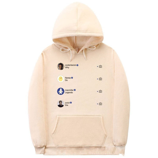 Oversized Men's Hooded Sweater - Relaxed Fit, Fleece Casual