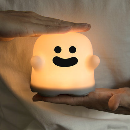 Silicone Night Light Touch Lamp Bedside Cute Halloween